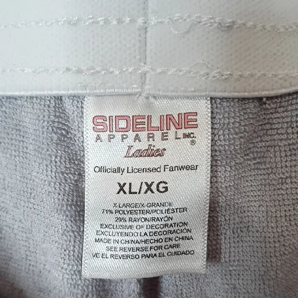 Sideline Apparel Ladies Gray Athletic Shorts Hog Logo XL College Football - Picture 2 of 10